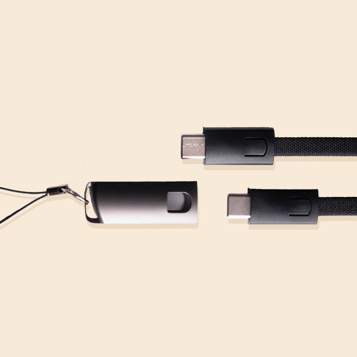 Dual-Function Camera Wrist Strap & USB-C Data Cable