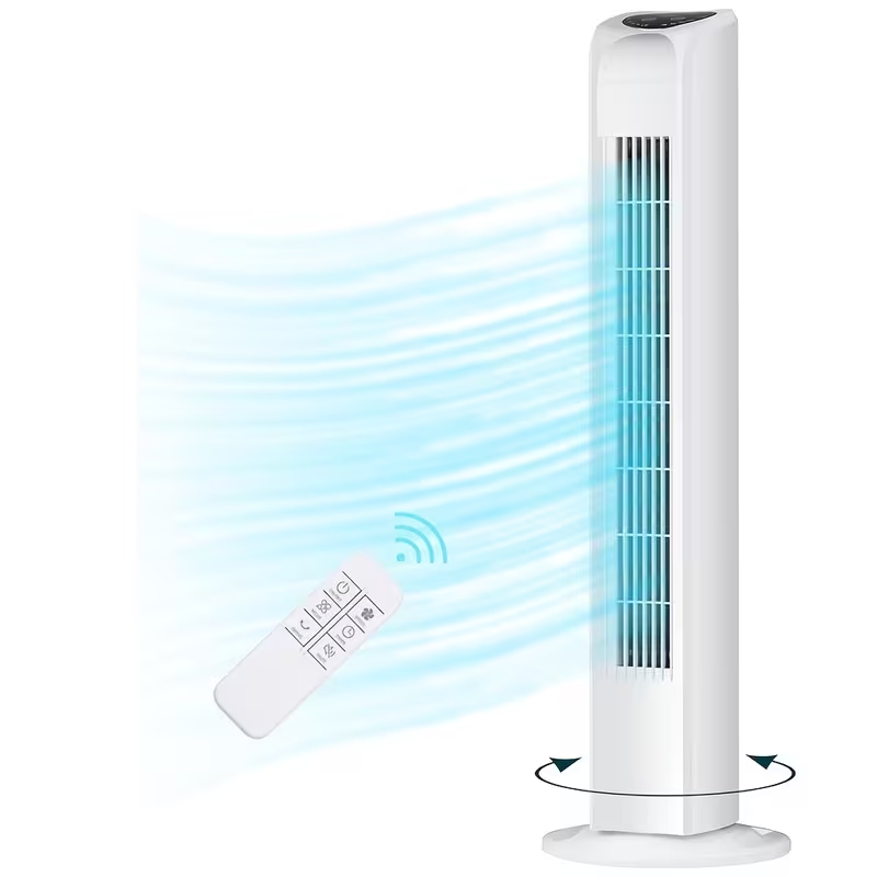 Quiet tower fan
