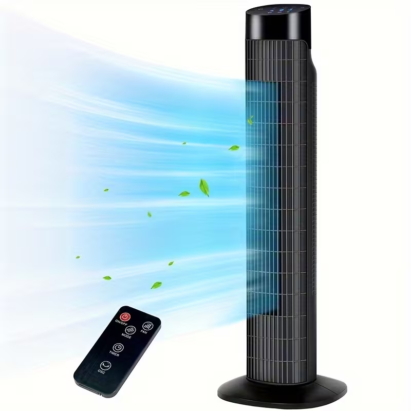 Quiet tower fan