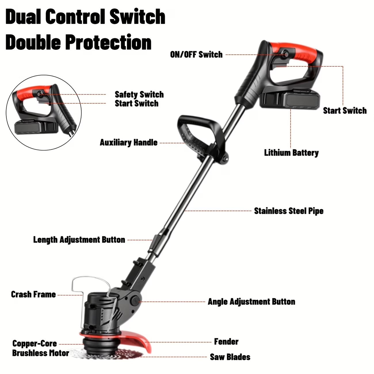 24V lawn mower